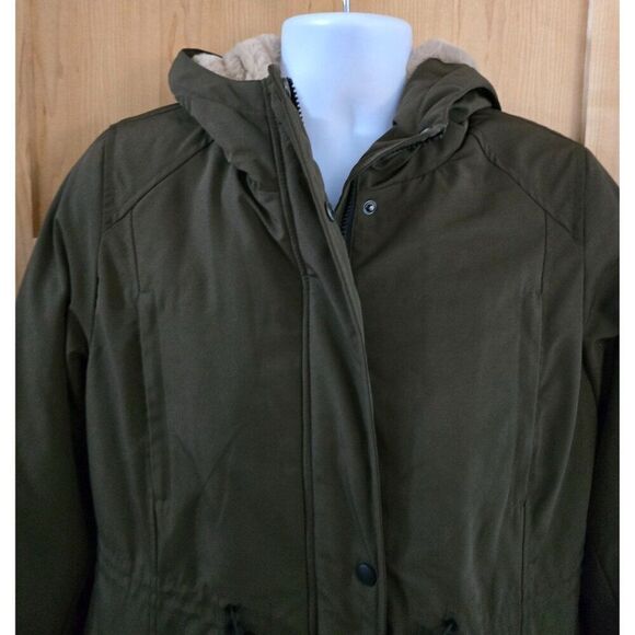 Orolay Womens Hooded Parka Jacket  Faux Fur Lining cottagecore boho winter warm - Picture 4 of 11